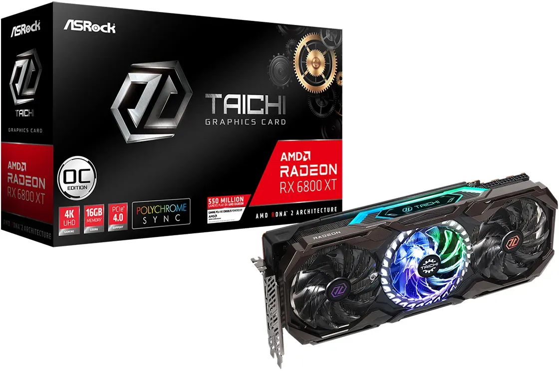 ASRock Radeon RX 6800 XT Taichi X 16G OC - Grafikkarten