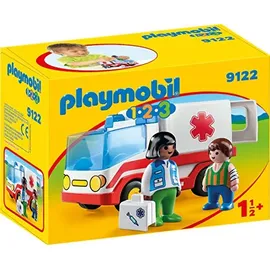 Playmobil 1.2.3 Rettungswagen 9122