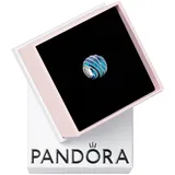 Pandora Charm "Blaue Wirbel" Silber Emaille blau 797012ENMX