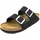 Birkenstock Arizona Weichbettung Veloursleder schmal schwarz 42