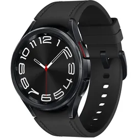 Samsung Galaxy Watch6 Classic Schwarz 43 mm BT Sport Band Schwarz S/M