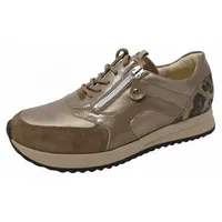 WALDLÄUFER sportlicher Schnürer H- Vicky in beige, Gr.: 36,5