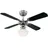90 cm Deckenventilator weiß/schwarz/chrom mit Licht