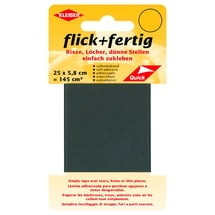 Kleiber 145 cm2 Flick und Fertig Selbstklebendes Reparaturband aus Nylon, grau