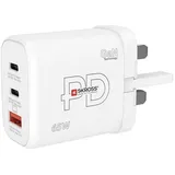 SKROSS Power charger UK, 65W GaN