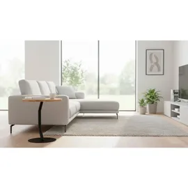 m2 kollektion gmbh Beistelltisch Schwarz Wildeiche 45 x 50 cm