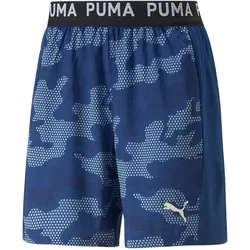 PUMA Train Off Season All-Over-Print Woven 7" Trainingsshorts Herren blazing blue L