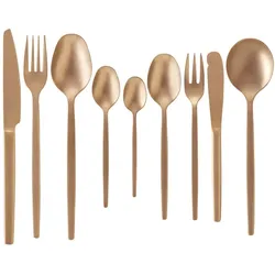 108 tlg. Besteckset ALEX BRONZE, mit bronze, matte PVD Beschichtung, Chromnickelstahl 18/10