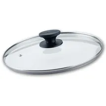 Fackelmann Pfannenglasdeckel 28cm – Hitzebeständig, Bakelit Griff, Shadow Black – Universal Pfannendeckel ideal für jeden Haushalt