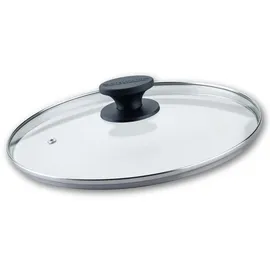 Fackelmann Pfannenglasdeckel 28cm – Hitzebeständig, Bakelit Griff, Shadow Black – Universal Pfannendeckel ideal für jeden Haushalt