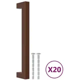 vidaXL Möbelgriffe 20 Stk. Bronzen 160 mm Edelstahl