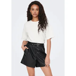 Only Shorts in Lederoptik ONLHEIDI Faux Leather Shorts NOOS OTW