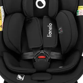 lionelo Navy i-Size 360 Kindersitz, 40-150 cm, Gruppe 0+1 2 3, vorwärts- und rückwärtsgerichtete Montage, ISOFIX und Stützfuß, Verstellbare Kopfstütze und Rückenlehne, Dri-Seat Einsatz