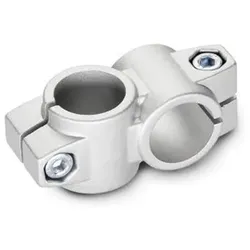 132-B50-B50-65-2-BL Kreuz-Klemmverbinder, Aluminium