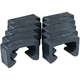 Estexo Verbinder Gartenmöbel Lounge 10 Stück Clips Klammern Rattan Polyrattan Möbel Set Verbindungsklammern Kunststoff Klemmen