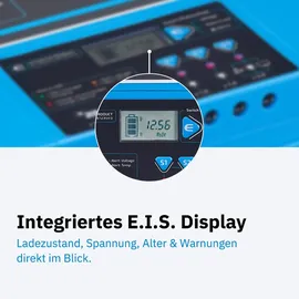 Ective DC 230S 12V 230Ah Deep Cycle Versorgungsbatterie mit LCD-Anzeige 230Ah
