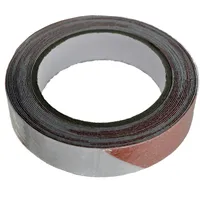 TOOLCRAFT ANST259M-RW Warnklebeband ANST259M-RW Rot, Weiß (L x B)
