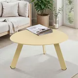Lesli Living Ambia Garden Loungetisch, Beige, Metall organisch, eckig, 55x46x28 cm, gastro- und objekttauglich, Loungemöbel, Loungetische