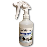 PandaCleaner Isopropanol/Reinigungsalkohol - 500ml + Sprühkopf- Reinigungsflüssigkeit für Haushalt, Handwerk & Industrie (1x500ml Spray)