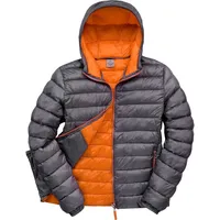Result Mens Snow Bird Padded Jacket - Farbe: Grey/Orange