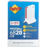 Fritz!Box 6820 LTE (LTE (4G) und UMTS (3G), WLAN N bis 450 MBit/s, 1 x Gigabit-LAN, Internationale Version)