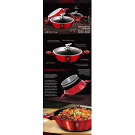Berlinger Haus Red Metallic Line Burgundy Edition