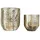 Loberon Windlicht Filorex Glas Silber