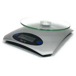 Digitale Küchenwaage - bis 5kg - Abschaltautomatik - Zuwiegefunktion - 15 x 20 x 4,5cm