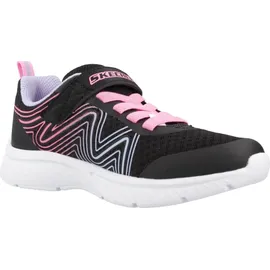 SKECHERS MICROSPEC Plus Swirl Sweet Sneaker, Schwarz, 34 EU