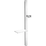 Duravit Brausestange 800mm, aus Aluminium/Kunststoff, chrom