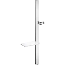 Duravit Brausestange 800mm, aus Aluminium/Kunststoff, chrom