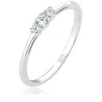 Elli Verlobungsring Diamant (0.06 ct.) Zart 925