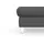 sit&more Hocker Marano 102 x 43 x 67 cm Grau