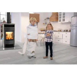 FIREPLACE Elite Zamora Kaminofen Stahl Schwarz/Abdeckplatte Speckstein