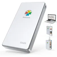 iDiskk 2TB (2000GB) Lightning Externe Festplatte, 【MFi-zertifizierte】 -Speicherplatz 3-in-1 USB-C Tragbare Festplatten für iPhone/iPad/Mac/PC und neueste Type-C Telefone (Sliver)