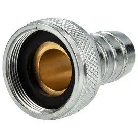 tecuro - Schlauchverschraubung Mit Überwurfmutter M22 X 1 Auf Schlauchtülle 13 Mm (1/2 Zoll) - Messing Verchromt