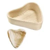 Westmark Gärkörbchen Set, Herzform, Bezug waschbar bei 30° C,