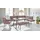 exxpo - sofa fashion Eckbank Doppio, Frei im Raum stellbar pink Sitzbänke, 31879349-0 B/H/T: 197 cm x 90 cm, x 255 cm
