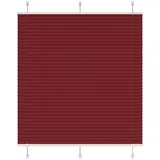 vidaXL Plissee Bordeauxrot 120x100 cm Stoffbreite 119,4 cm Polyester