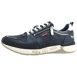 Mustang Shoes sportlicher Schnürer Schnürschuh blau 41 EU