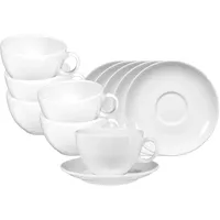SELTMANN WEIDEN Milchkaffeetasse 0,37 l Weiß 6 St.