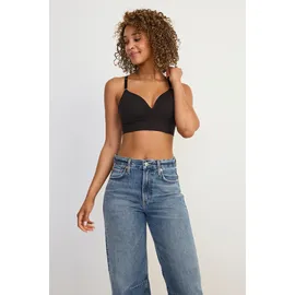 Jockey Seamfree Comfort Bralette Schwarz XL