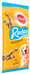 Pedigree Rodeo Duos met kip en speksmaak hondensnack (123 gr)  3 x 123 g