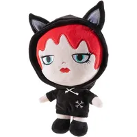 HEUNEC 474871 - Poupetta Gothic mit roten Haaren, Stoffpuppe,