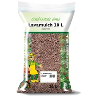 BURI Rindenmulch Sack Mulch Lava Lavamulch 20 kg