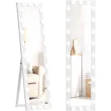 Homcom Ganzkörperspiegel 40 x 150 cm Weiß