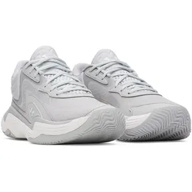 Under Armour Spawn 7 Mid Basketballschuhe 011 - mod gray/halo gray/white 45.5