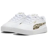 Puma Carina 2.0 Animal Update Sneakers Klein Mädchen PUMA White Putty Gold Beige WEISS|beige|beige 22 (UK 5C)