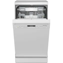MIELE Standgeschirrspüler "G 5740 SC SL", C (A-G), silber (weiß), B:44,8cm H:84,5cm T:60cm, Geschirrspüler
