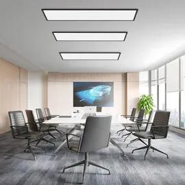 ZMH LED Panel 120x30 39W Dimmbar Rechteckig schwarz